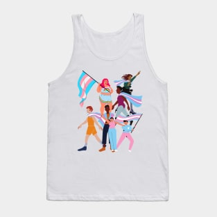 Trans pride Tank Top